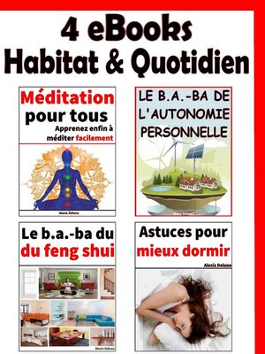 cover image of 4 eBooks Habitat & Quotidien